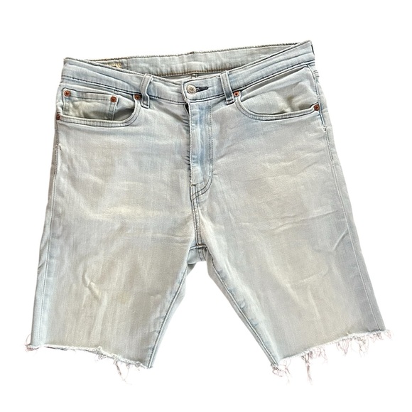 Levi's Other - Levi's | Men’s Light Blue Cutoff Denim 512 Premium Jean Shorts Zipper Fly Sz 34